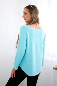 Sweater IT - 64 / – Mint цвет / color | Lexline Fashion