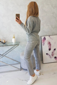 Sweater with a turtleneck 2020 - 16 / – Gray цвет / color | Lexline Fashion