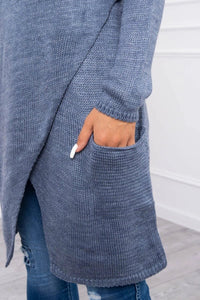 Sweater with envelope bottom 2019 - 6 / – Jeans || Light цвет / color | Lexline Fashion
