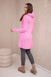 Sweater with envelope bottom 2019 - 6 / – Light || Pink цвет / color | Lexline Fashion