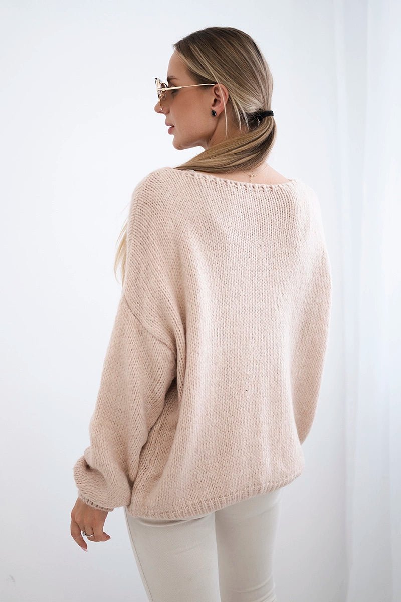 Sweater with ties IT - 49 / – Powder цвет / color | Lexline Fashion