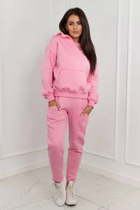 Sweatshirt + pants 9577 / – Pink || Light цвет / color | Lexline Fashion