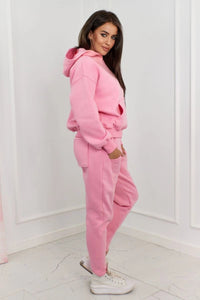 Sweatshirt + pants 9577 / – Pink || Light цвет / color | Lexline Fashion
