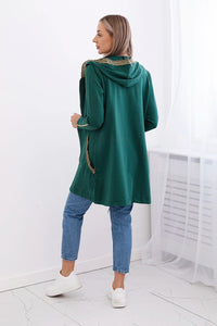 Sweatshirt with a decorative tape 9320