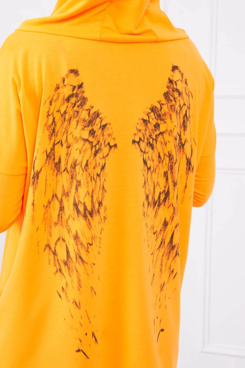 Sweatshirt with a print 9140 / – Green || Neon цвет / color | Lexline Fashion