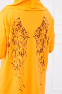 Sweatshirt with a print 9140 / – Green || Neon цвет / color | Lexline Fashion