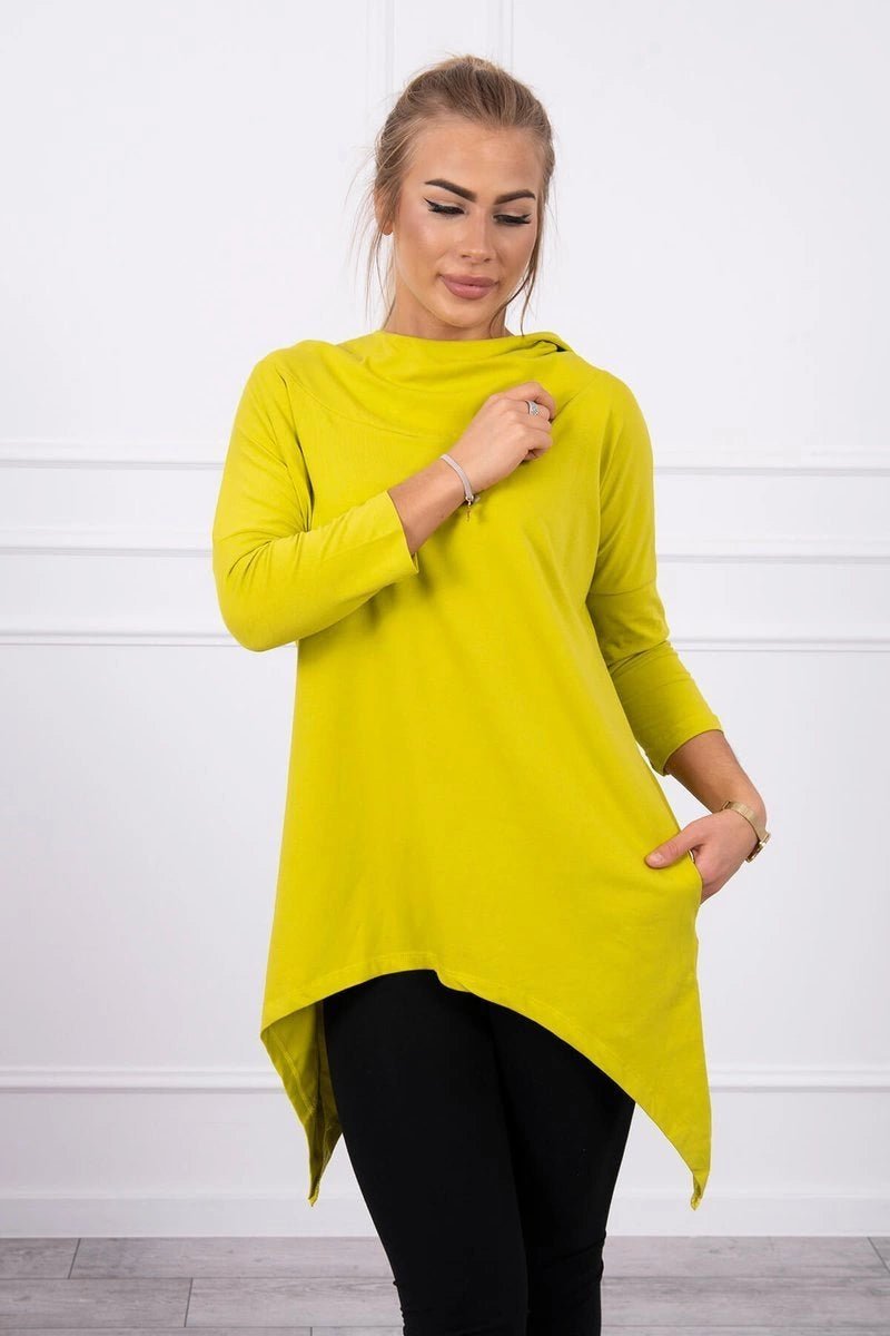 Sweatshirt with a print 9140 / – Kiwi цвет / color | Lexline Fashion