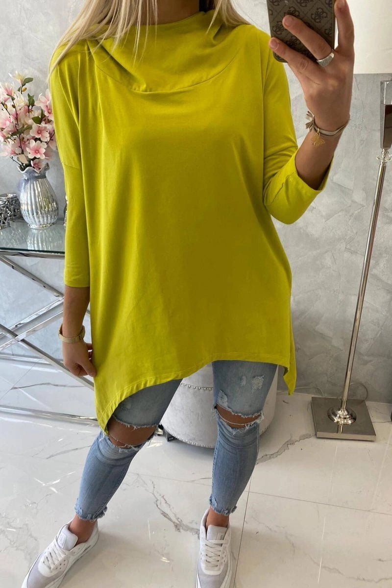 Sweatshirt with a print 9140 / – Kiwi цвет / color | Lexline Fashion