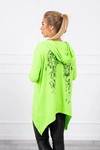 Sweatshirt with a print 9140 / – Kiwi цвет / color | Lexline Fashion
