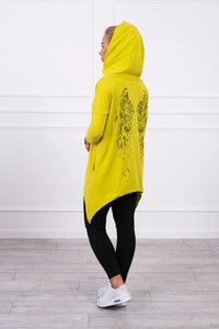 Sweatshirt with a print 9140 / – Kiwi цвет / color | Lexline Fashion