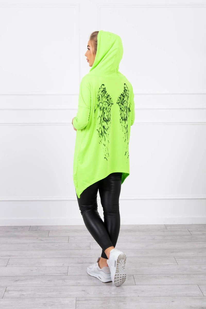Sweatshirt with a print 9140 / – Kiwi цвет / color | Lexline Fashion