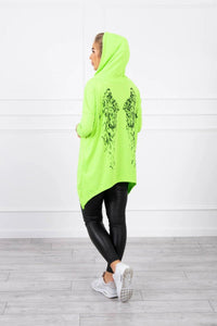 Sweatshirt with a print 9140 / – Kiwi цвет / color | Lexline Fashion
