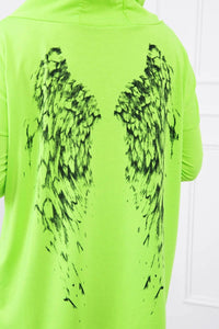 Sweatshirt with a print 9140 / – Kiwi цвет / color | Lexline Fashion