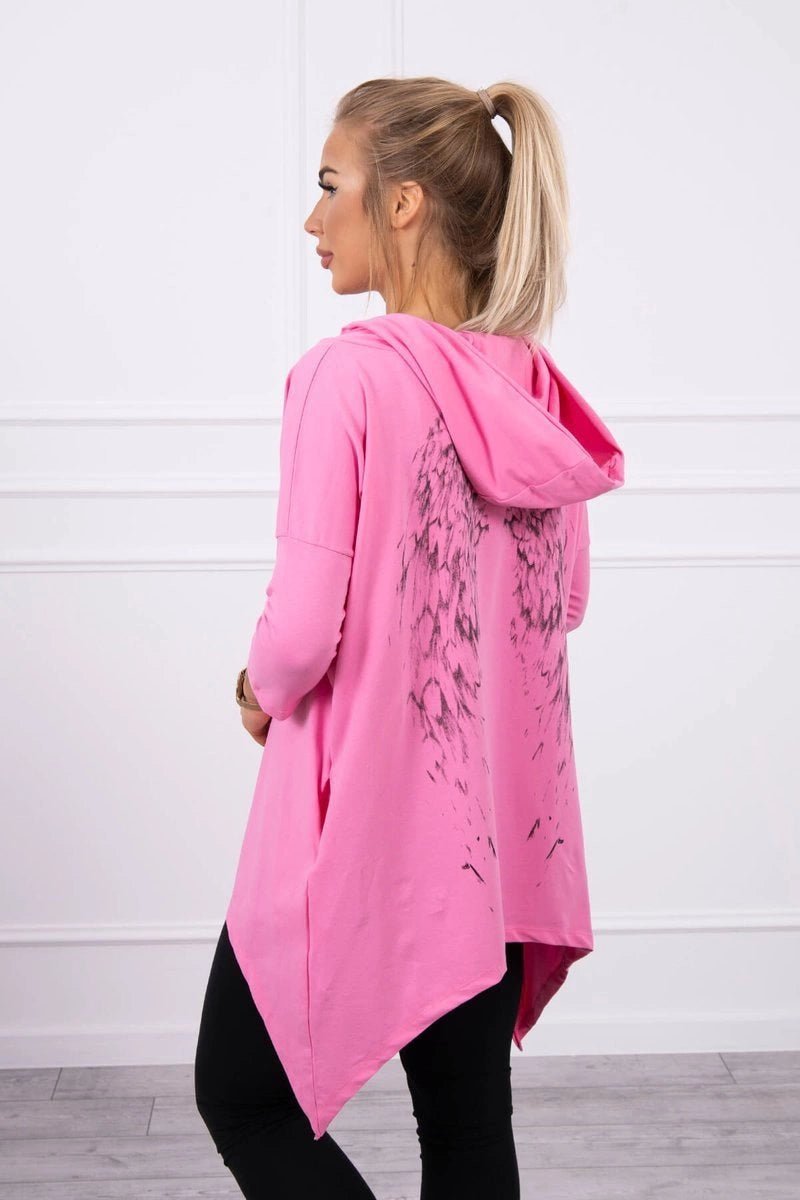 Sweatshirt with a print 9140 / – Mint цвет / color | Lexline Fashion