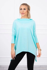 Sweatshirt with a print 9140 / – Mint цвет / color | Lexline Fashion