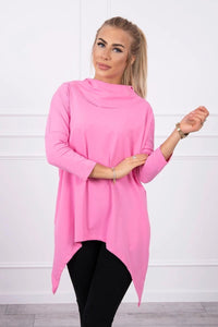 Sweatshirt with a print 9140 / – Pink || Light цвет / color | Lexline Fashion