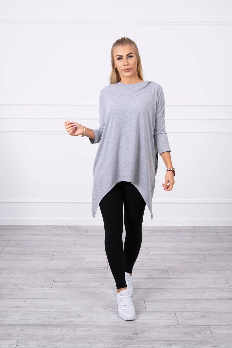 Sweatshirt with print 9139 / – Gray цвет / color | Lexline Fashion