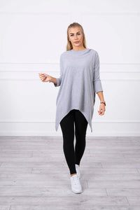 Sweatshirt with print 9139 / – Gray цвет / color | Lexline Fashion