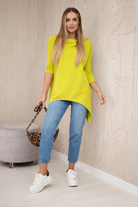 Sweatshirt with print 9139 / – Kiwi цвет / color | Lexline Fashion