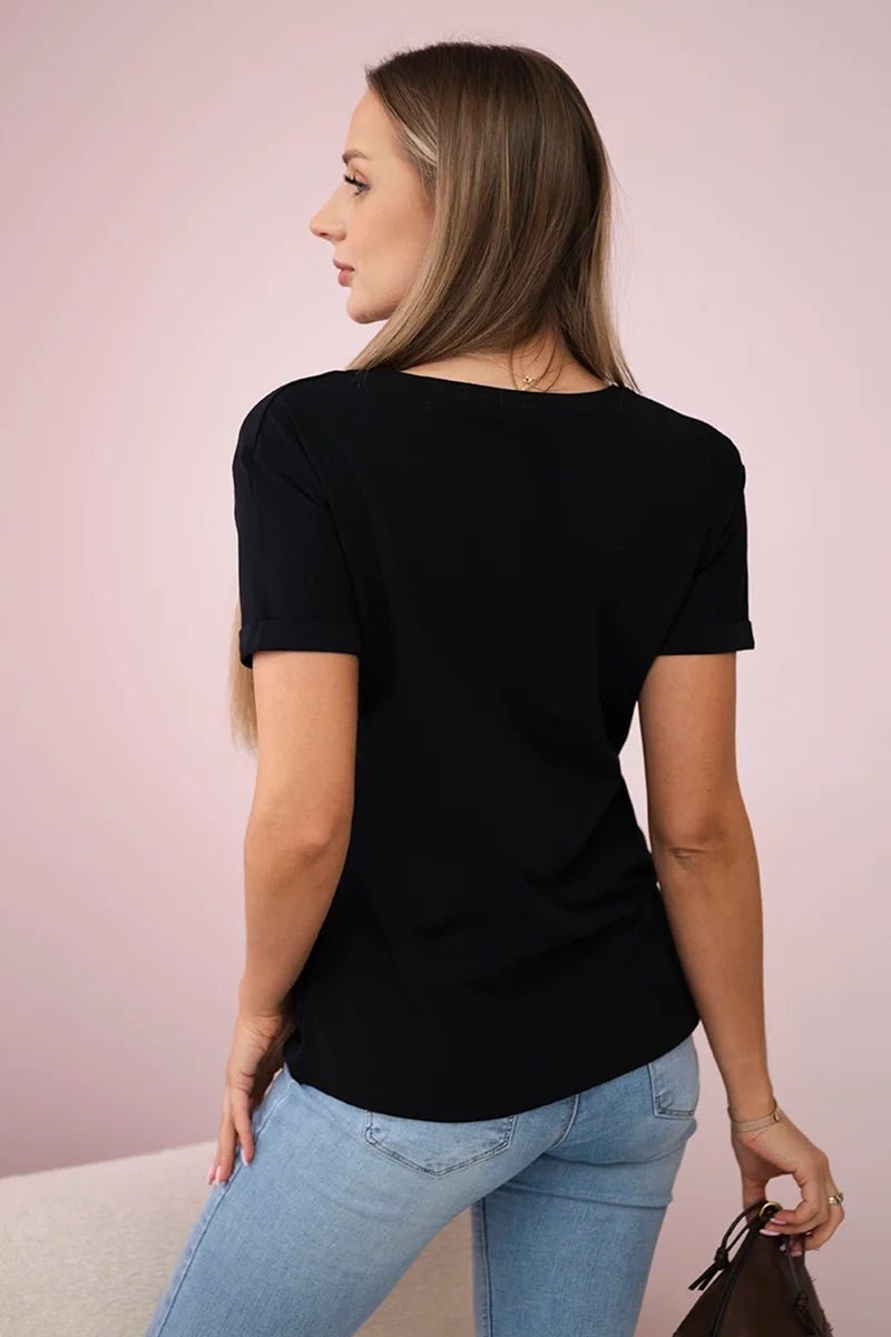 T-shirt Free Flight 5404 / – Black цвет / color | Lexline Fashion