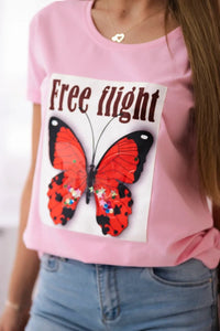 T-shirt Free Flight 5404 / – Powder цвет / color | Lexline Fashion