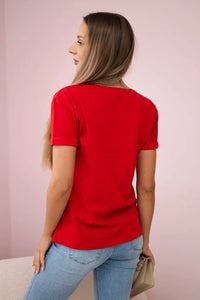 T-shirt Free Flight 5404 / – Red цвет / color | Lexline Fashion