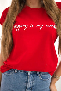 T-shirt with print 65297 / – Red цвет / color | Lexline Fashion