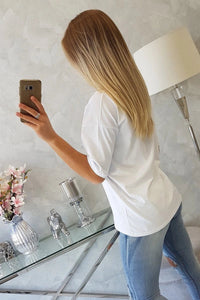 T-shirt with print 9243 / – White цвет / color | Lexline Fashion