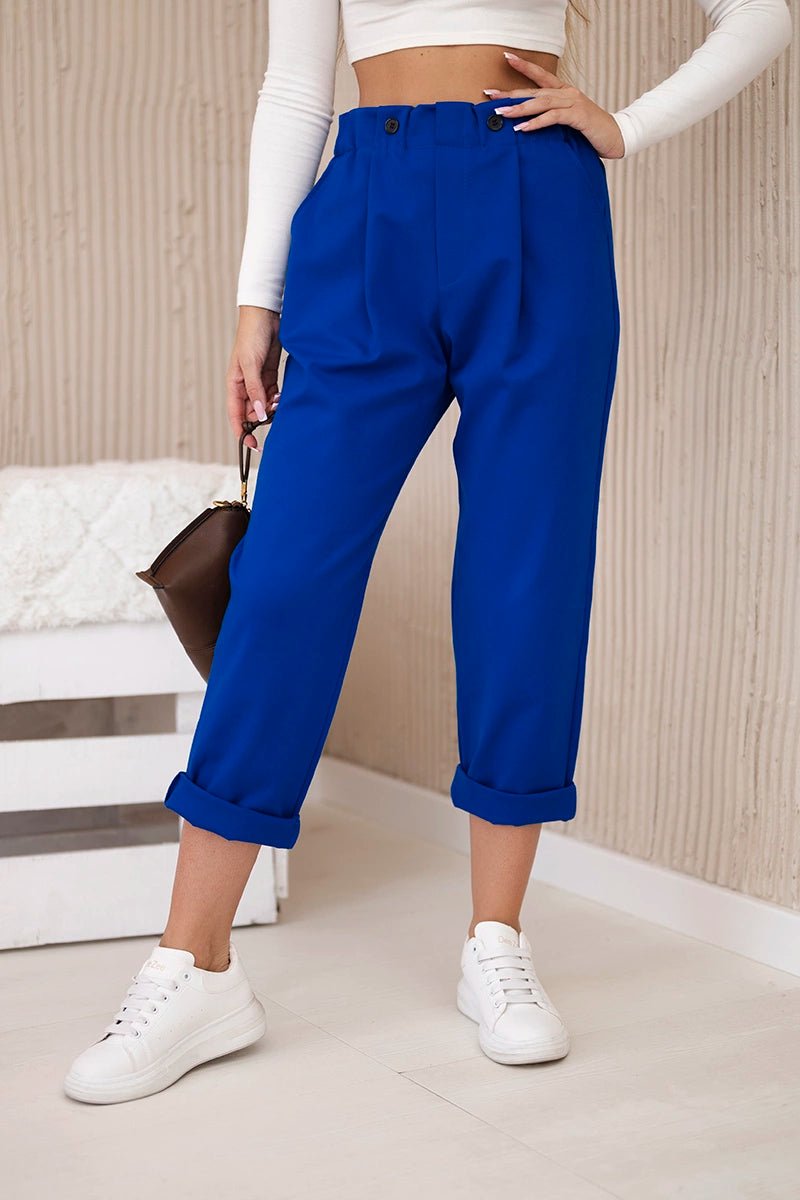 Trousers Punto Milano 6510V / – Blue cornflower цвет / color | Lexline Fashion