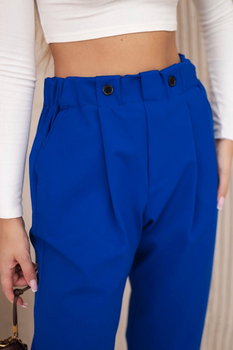 Trousers Punto Milano 6510V / – Blue cornflower цвет / color | Lexline Fashion