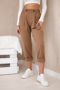 Trousers Punto Milano 6510V / – Camel цвет / color | Lexline Fashion