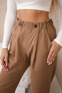 Trousers Punto Milano 6510V / – Camel цвет / color | Lexline Fashion