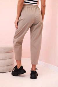 Trousers with pockets 6527 - 1 / – Camel цвет / color | Lexline Fashion