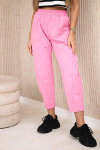 Trousers with pockets 6527 - 1 / – Light | Pink цвет / color | Lexline Fashion