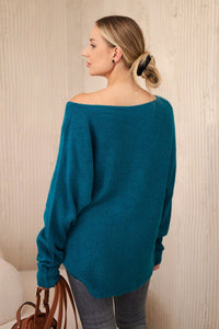 V - neck sweater IT - 47 / – Marine цвет / color | Lexline Fashion