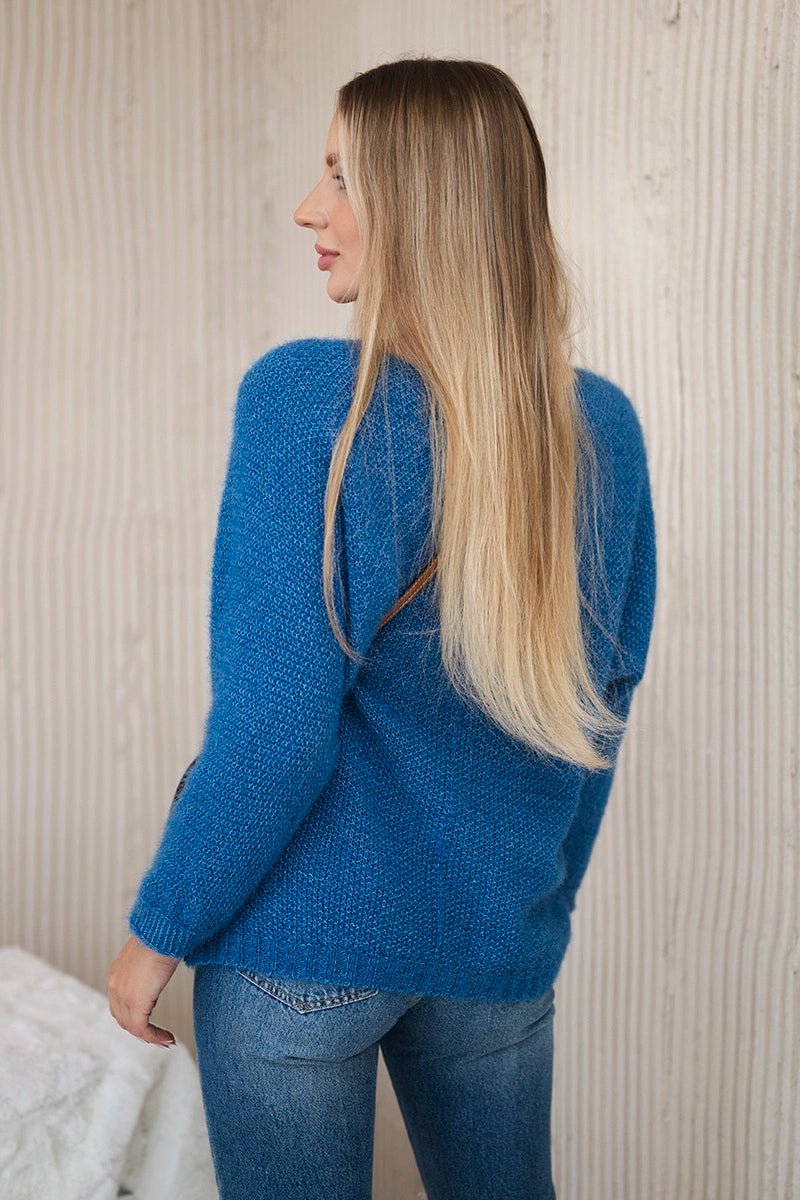 V - neck sweater IT - 51 / – Jeans цвет / color | Lexline Fashion