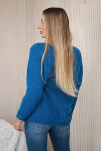 V - neck sweater IT - 51 / – Jeans цвет / color | Lexline Fashion