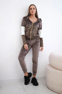 Velor set 9321 / – Cappuccino цвет / color | Lexline Fashion