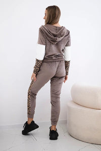 Velor set 9321 / – Cappuccino цвет / color | Lexline Fashion