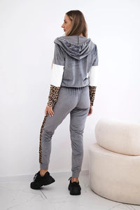 Velor set 9321 / – Gray цвет / color | Lexline Fashion