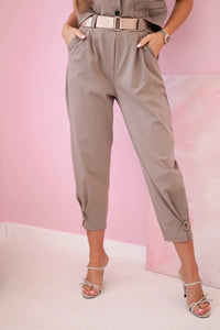 Vest + pants set 7135 / – Fango цвет / color | Lexline Fashion