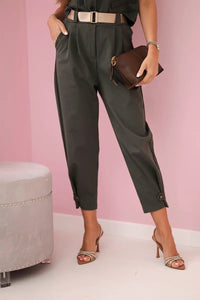 Vest + pants set 7135 / – Khaki цвет / color | Lexline Fashion