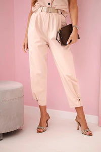 Vest + pants set 7135 / – Powder || Dark цвет / color | Lexline Fashion
