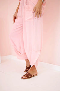 Viscose blouse + pants set ART5920 / – Powder цвет / color | Lexline Fashion
