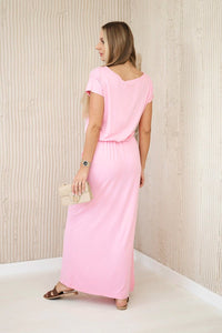 Viscose dress with pockets 9464 / – Pink || Light цвет / color | Lexline Fashion