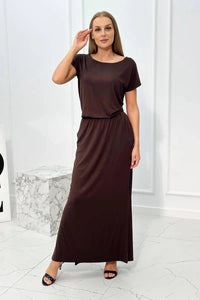 Viscose dress with pockets 9464 / – Pink || Light цвет / color | Lexline Fashion