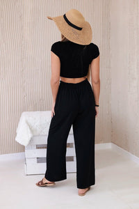 Wide - leg trousers IT - 41 / – Black цвет / color | Lexline Fashion