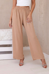Wide - leg trousers IT - 41 / – Camel цвет / color | Lexline Fashion