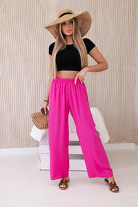 Wide - leg trousers IT - 41 / – Pink цвет / color | Lexline Fashion