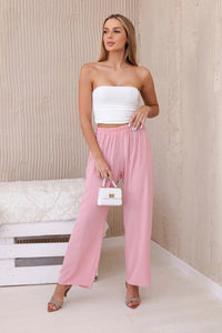 Wide - leg trousers IT - 41 / – Powder цвет / color | Lexline Fashion